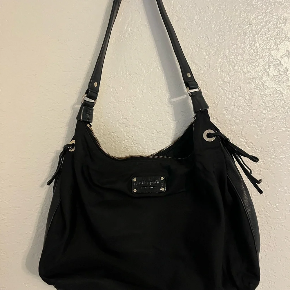 Kate Spade Black Purse with Tassels